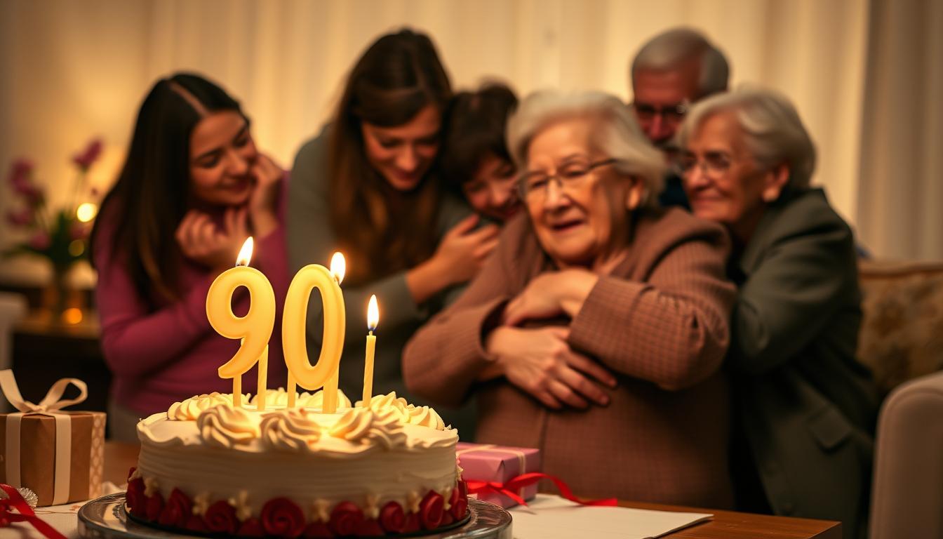 Wzruszające życzenia na 90 urodziny
