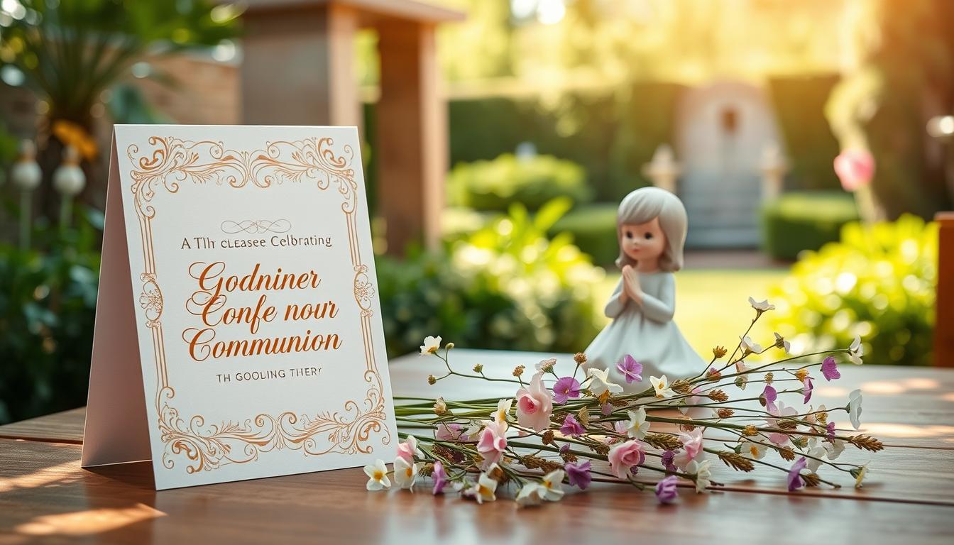 Życzenia od chrzestnej na komunię