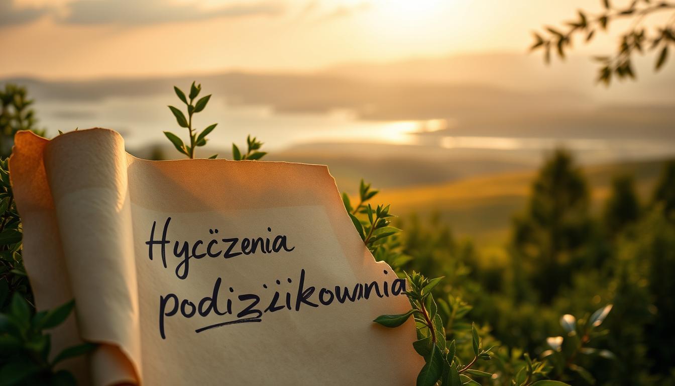 Życzenia podziękowania