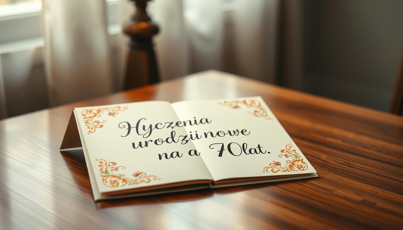 Życzenia urodzinowe na 70 lat