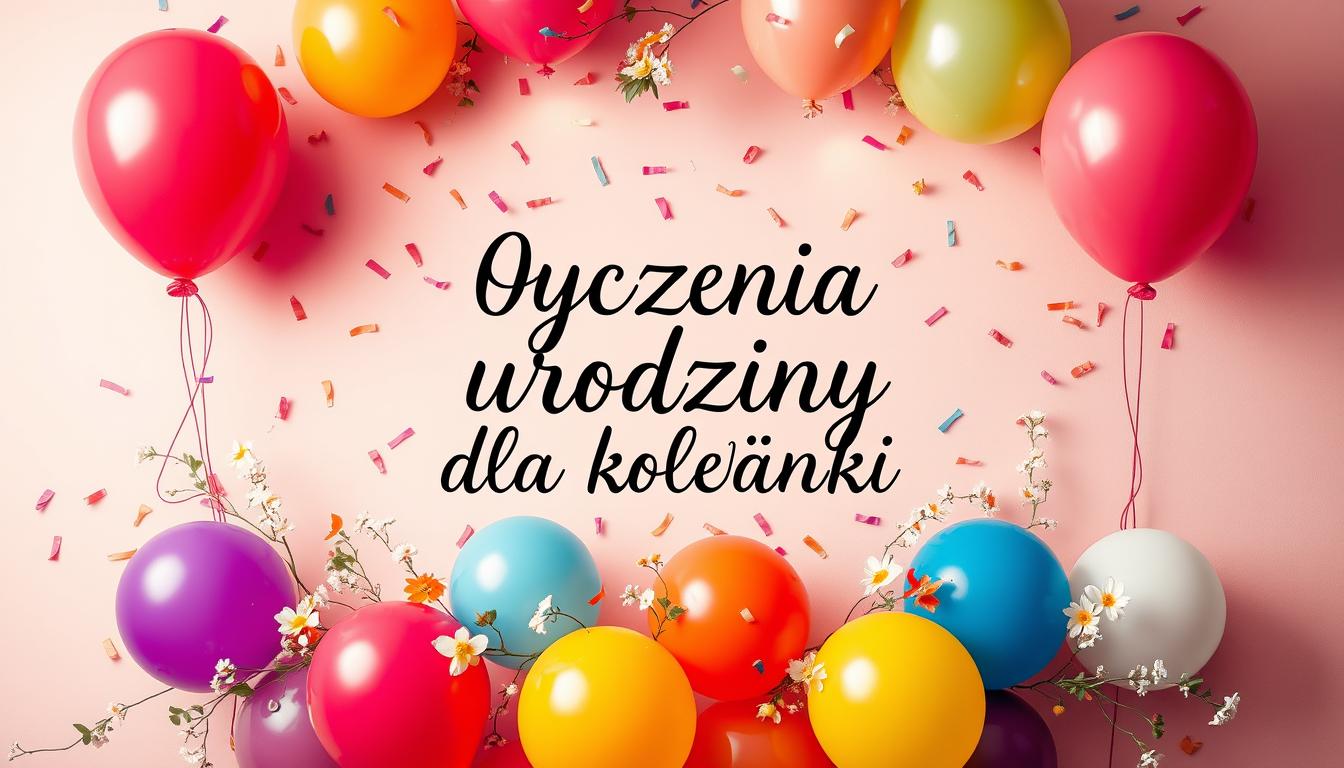Życzenia urodziny dla koleżanki